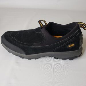 L.L Bean Slip On Black Moc Hiking Boots Shoes 13